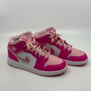 Nike Vibrant Pink and White High-Tops